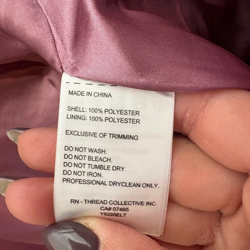 Ellen Tracy Soft Pink Blazer Size M NWT - Picture 10 of 13